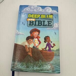 Common English Bible Deep Blue Kids Bible CEB Illustrated Hardcover